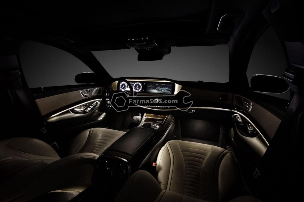 2014 Mercedes S Class interior night 1024x682 معرفی رسمی مرسدس بنز کلاس s 2014
