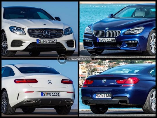 Bild Vergleich BMW 6er F13 LCI Mercedes E Klasse Coupe 2017 02 538x403 مقایسه مرسدس بنز E کلاس کوپه و بی ام و سری 6
